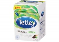 Tetley black and green tea