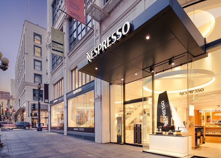 Nespresso boutique in San Francisco. Bogota in Colombia will have one by autumn 2014 (Photo: Peter Alfred Hess/Flickr)