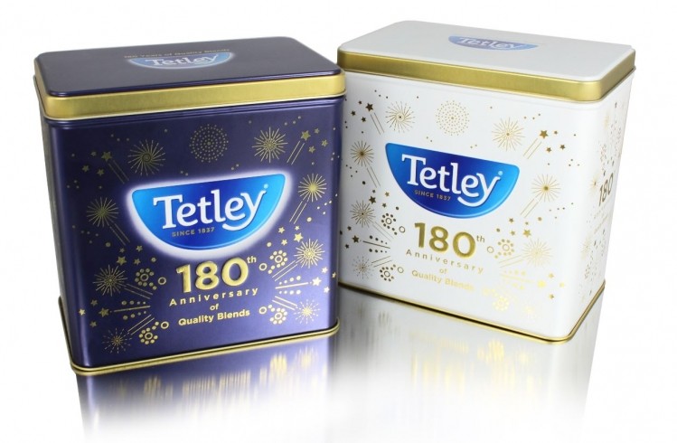 The Tetley 180th anniversary tin. Picture: Crown.