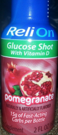 3. Reli On Pomegranate Glucose Shot with Vitamin D