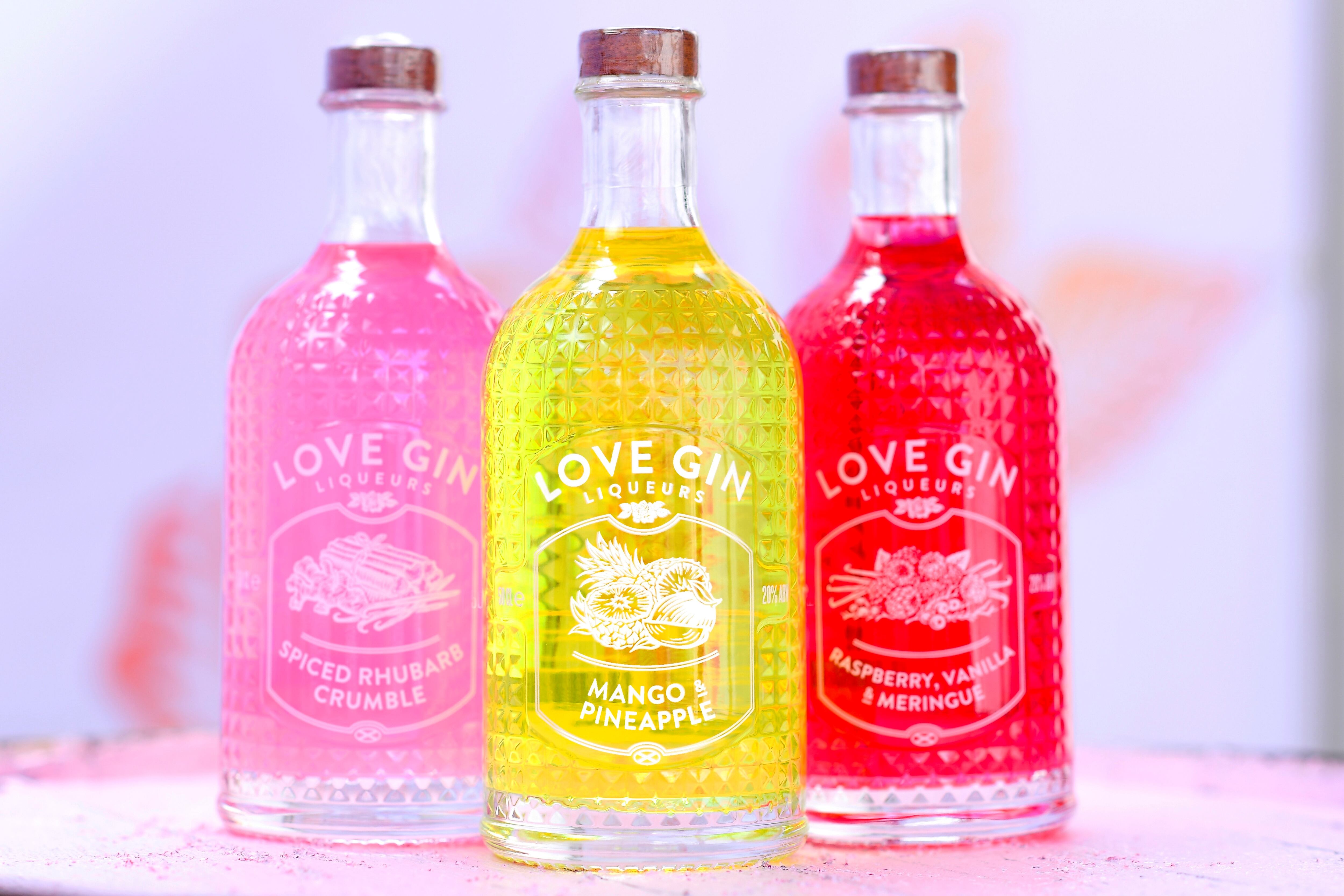 Eden Mill launches craft gin liqueurs in dimpled geometric glass bottles