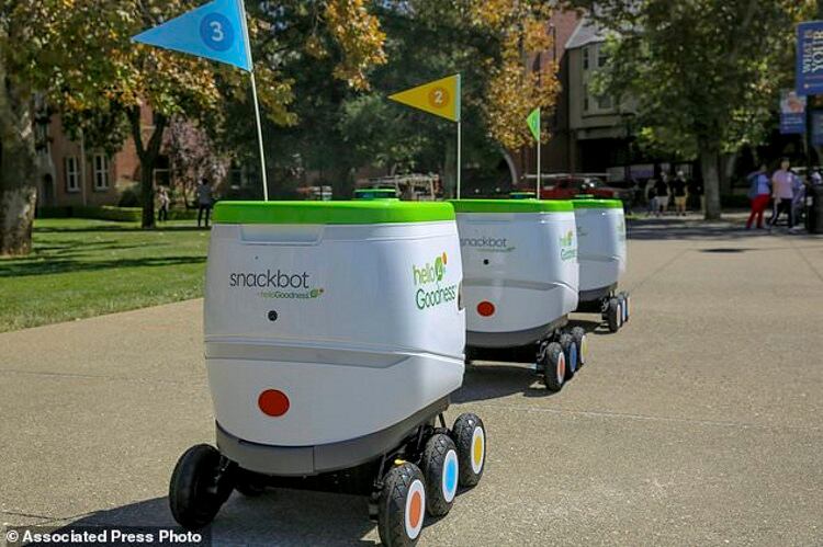 PepsiCo’s Snackbot delivers snacks to students