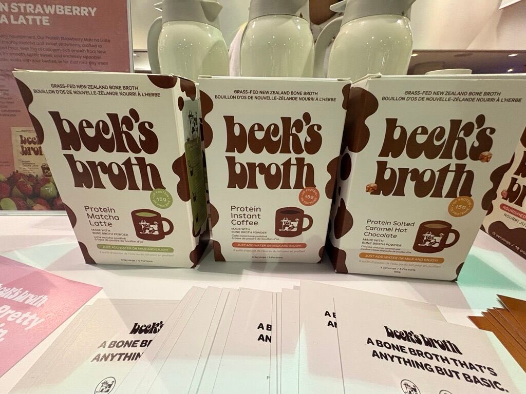 Beck's Broth Founder Becky Prime developed café-inspired bone broth beverages, including coffee, matcha and salted caramel hot chocolate, to make the protein-rich ingredient more approachable for everyday consumers