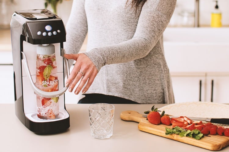 Spärkel makes home carbonation tank-free and e-commerce friendly