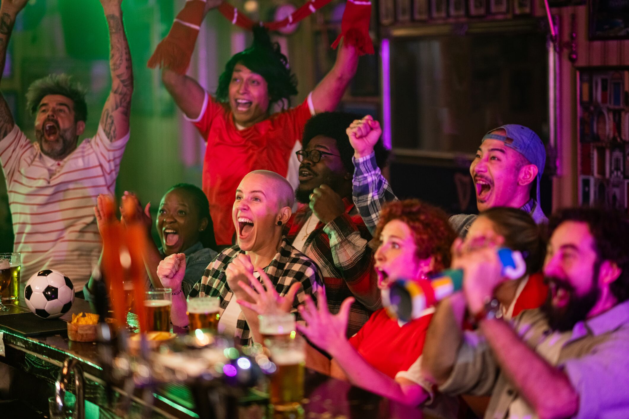 Pubs and bars have been benefitting from increased drinks sales during the World Cup.