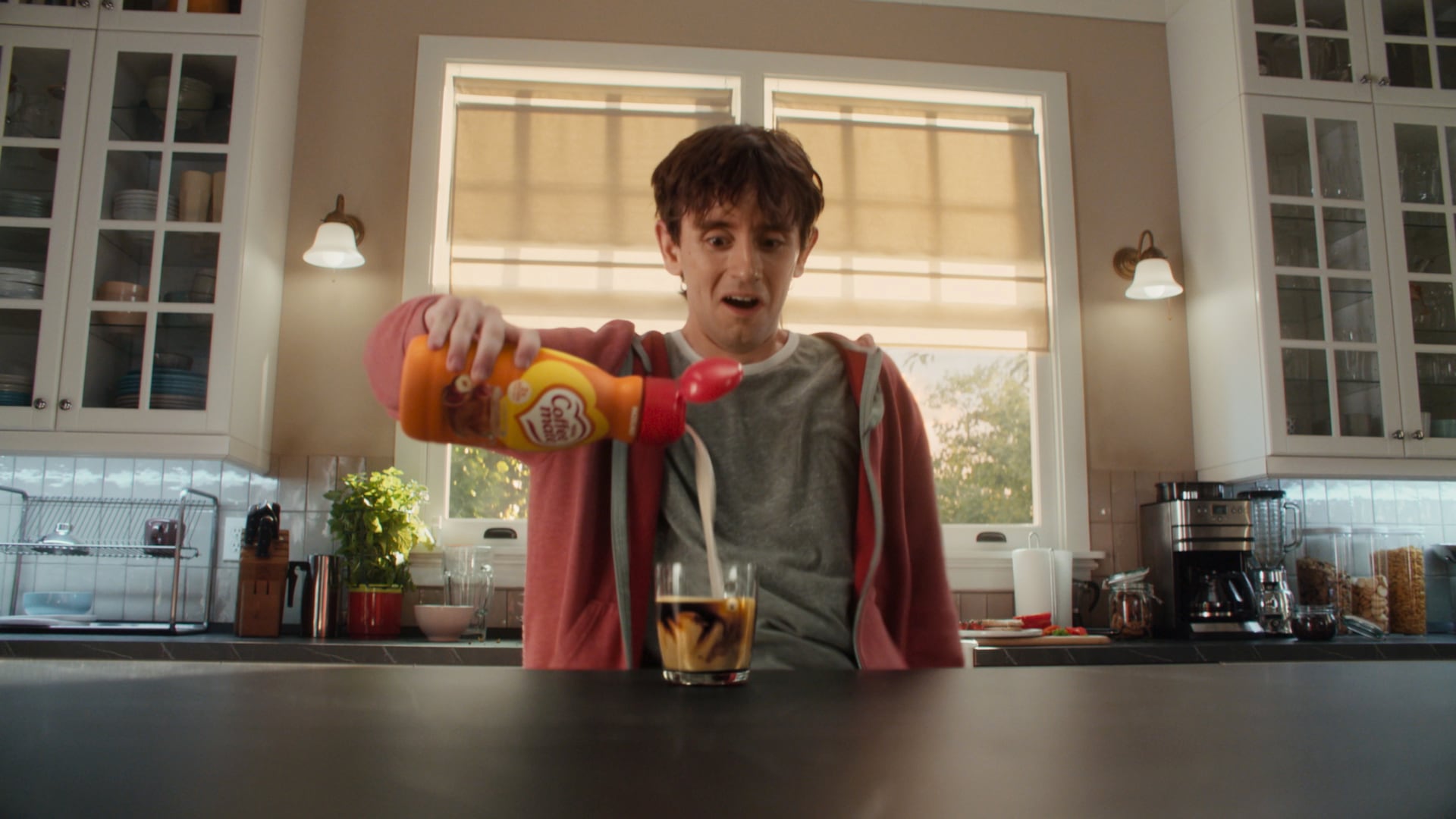 Coffee mate's refreshed packaging features its signature heart logo along with flavor cues placed front and center, along with a new 'Gimme Pour' commercial.