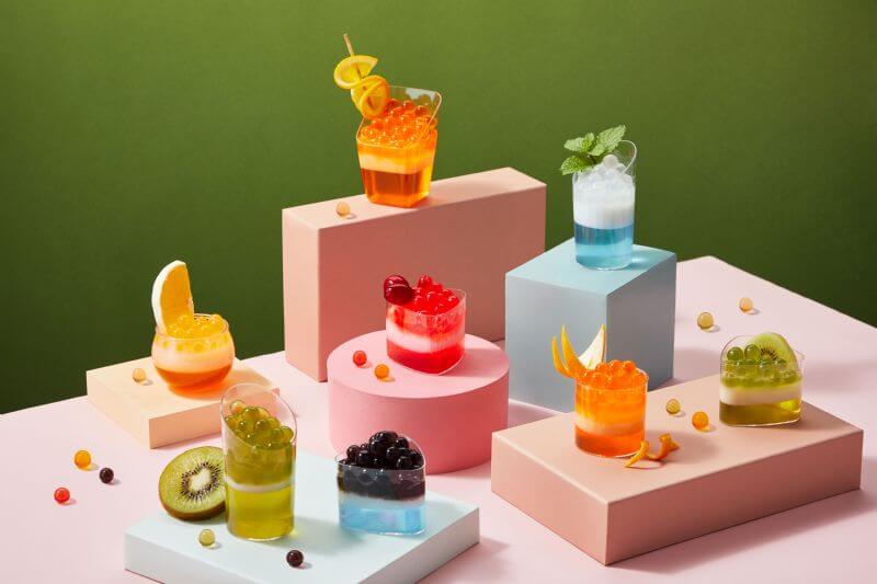 Popping bobas add a burst of flavour and fun to bubble tea, frozen yoghurt, and desserts.