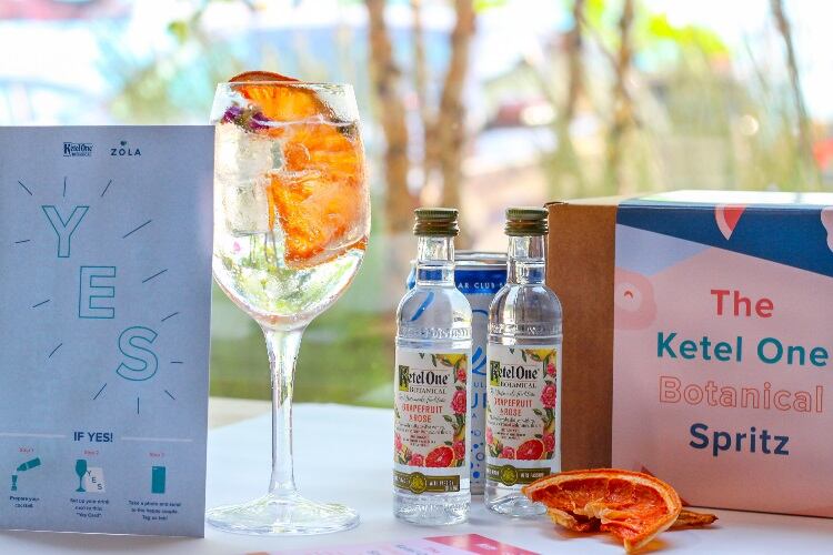 Diageo partners with Zola for custom wedding cocktails