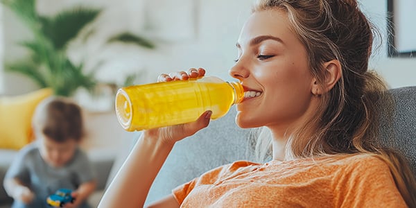 PROMOTIONAL FEATURE USE ONLY AGUS woman drinking