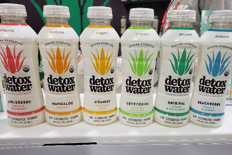 Detox Water brings flavor to aloe vera
