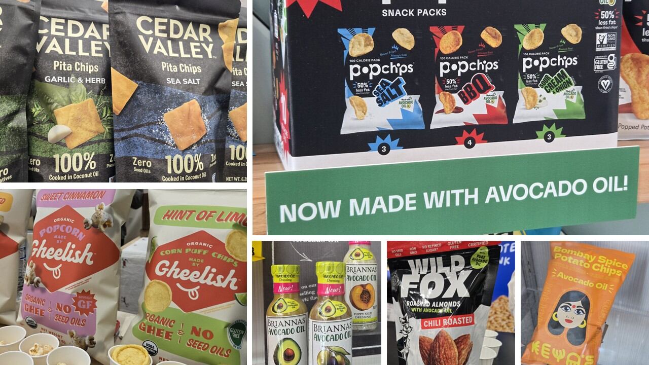 Brands shifting toward alternative oils amid consumer confusion and demand for perceived “cleaner” fats.