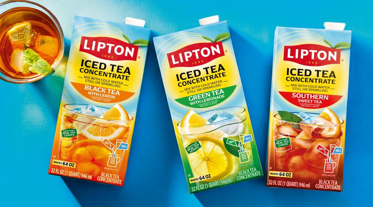 Both the herbal tea and concentrate launches address a clear whitespace in Lipton’s portfolio, according to the company.