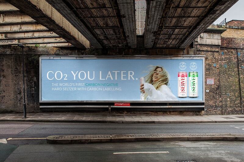 Hard seltzer brand claims carbon negative ‘world first’