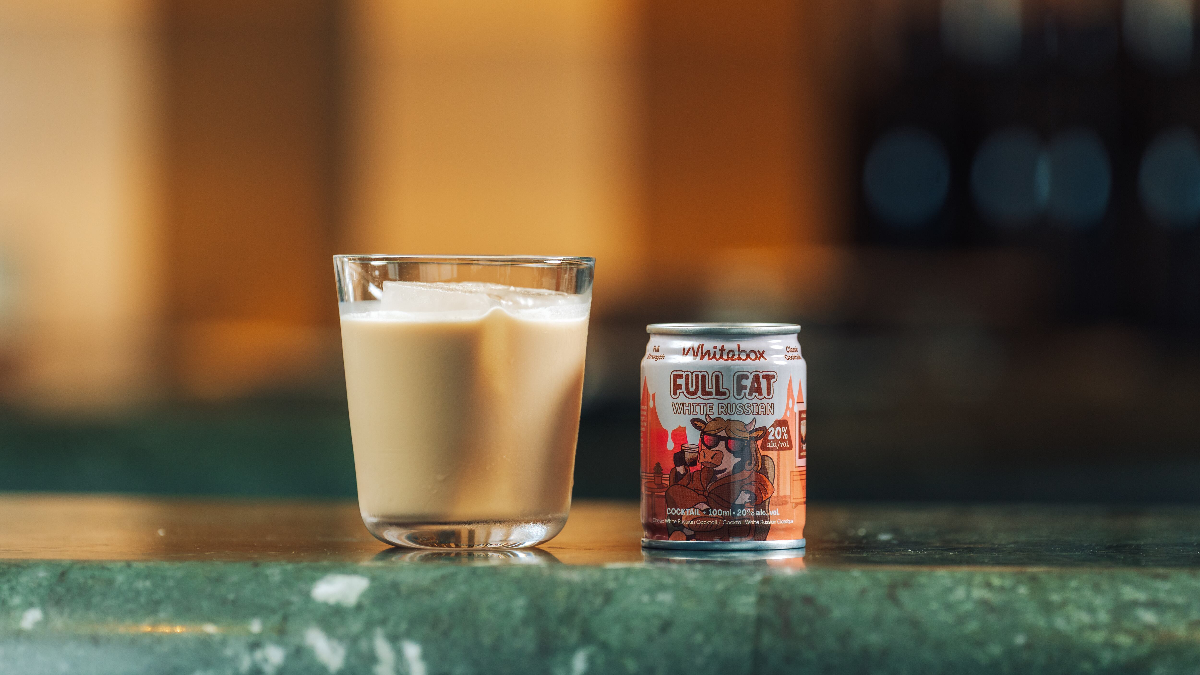 Whitebox White Russian cocktail in a can