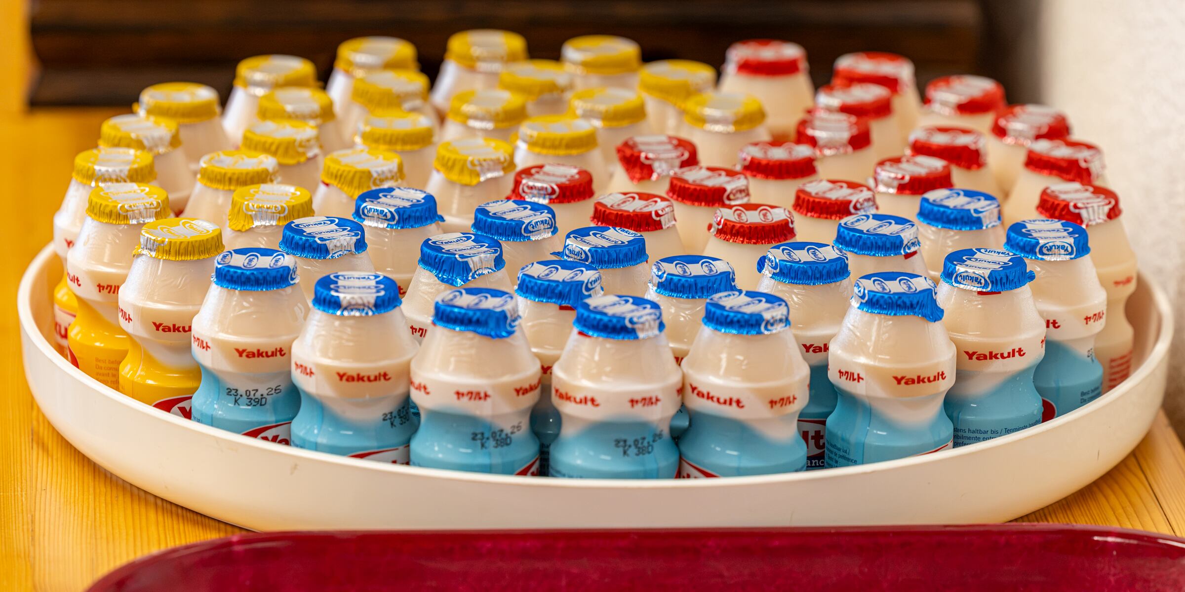 Yakult's core portfolio, including Original, Balance and Plus