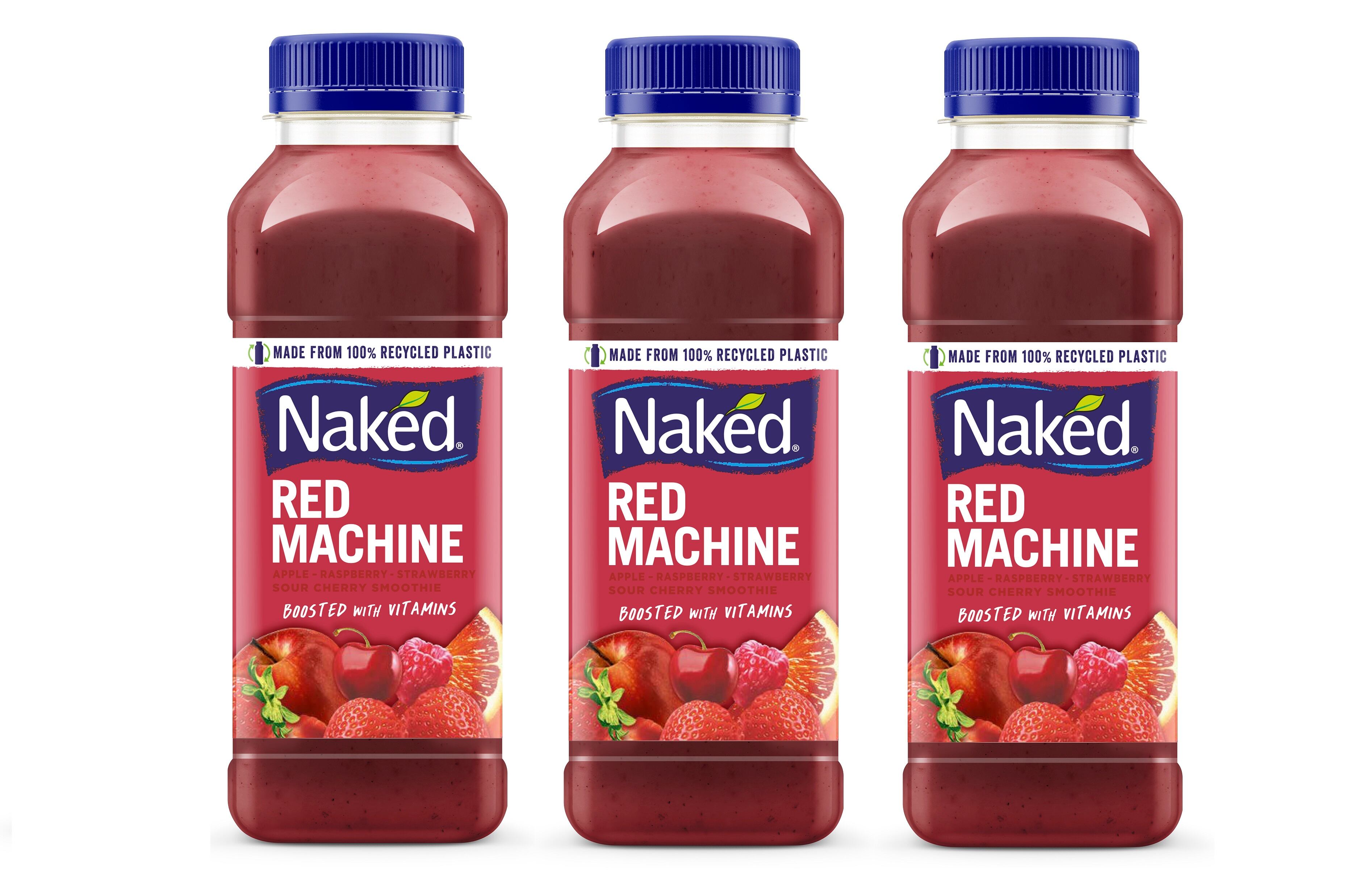 PepsiCo’s Naked smoothies switch to 100% recycled plastic bottles in the UK