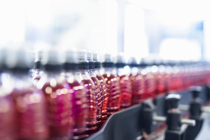 Beverage production line