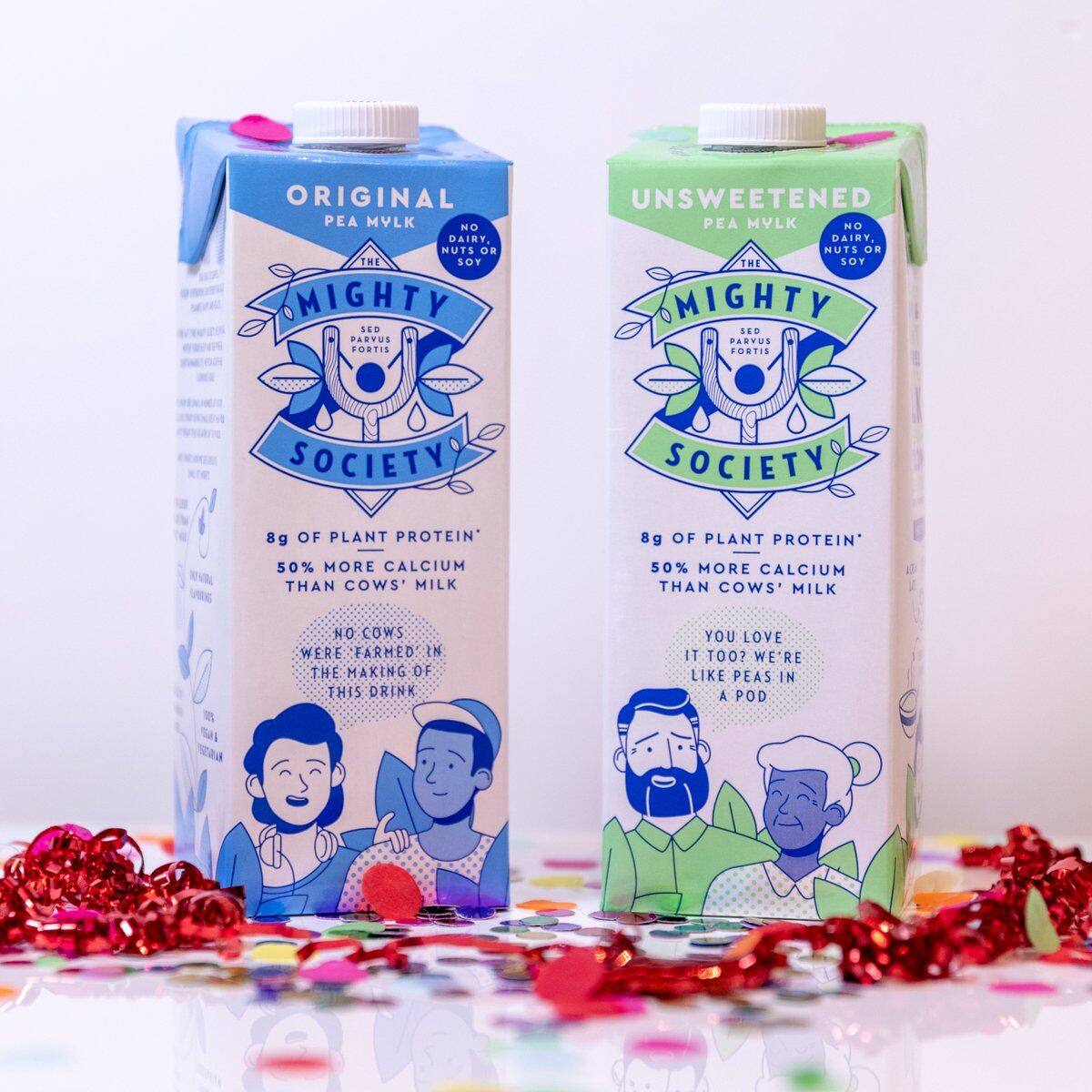 The Mighty Society launches dairy alternative drink Pea Mẙlk