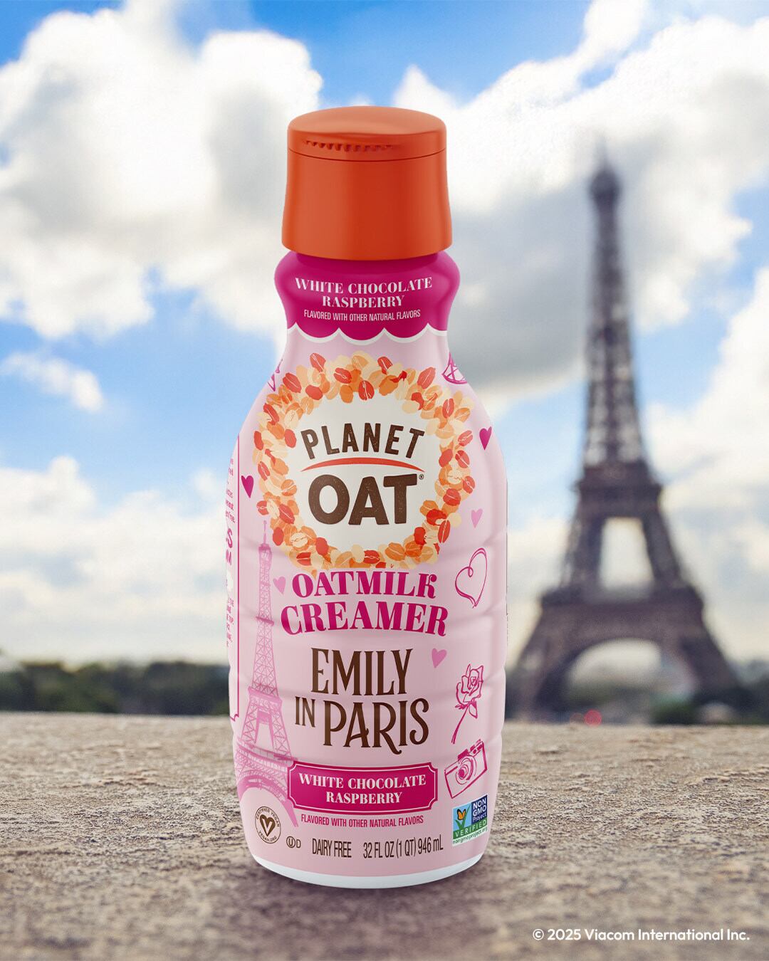 Planet Oat White Chocolate Raspberry Oatmilk Creamer x “Emily in Paris"