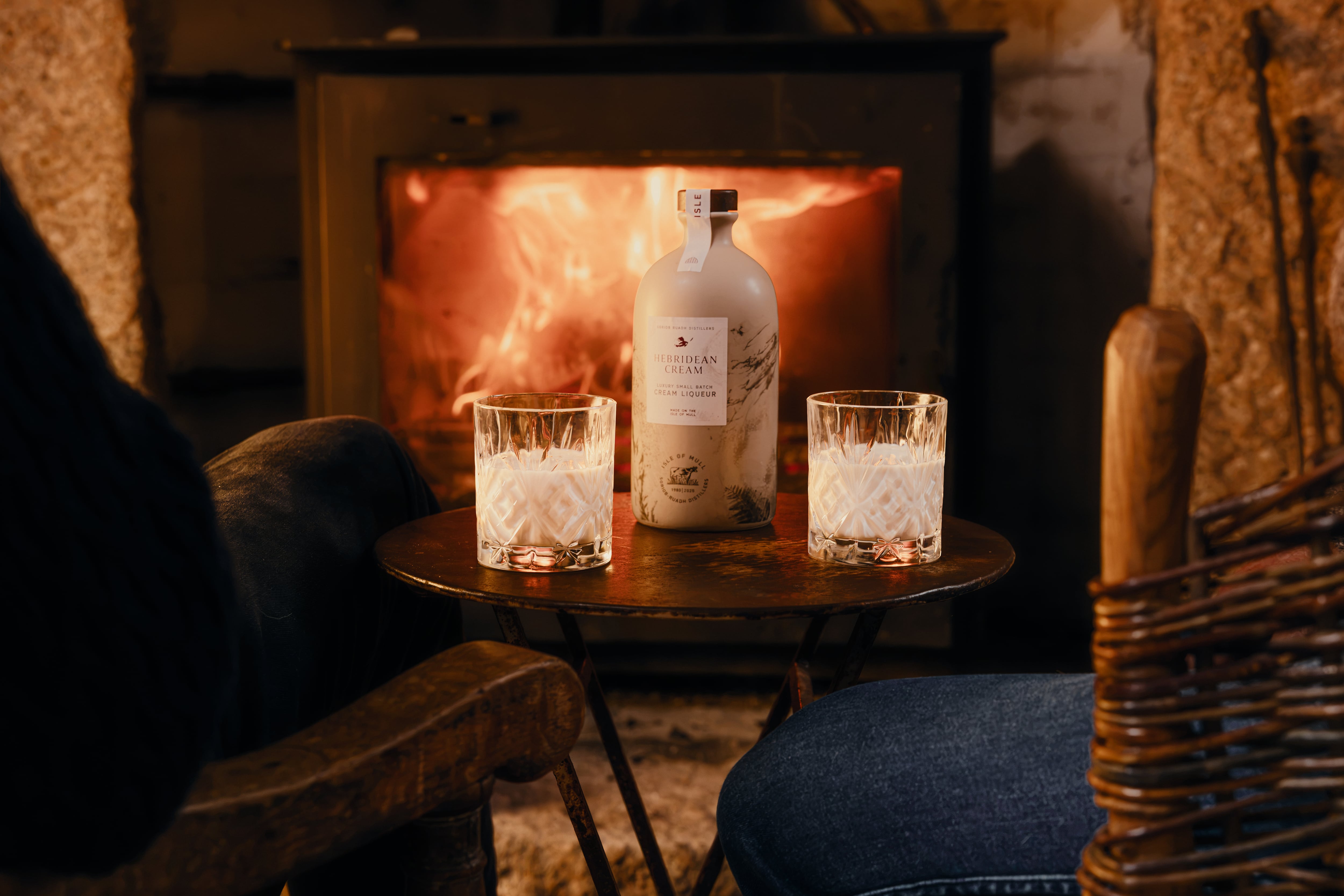 Isle of Mull Hebridean Cream Liqueur bottle.