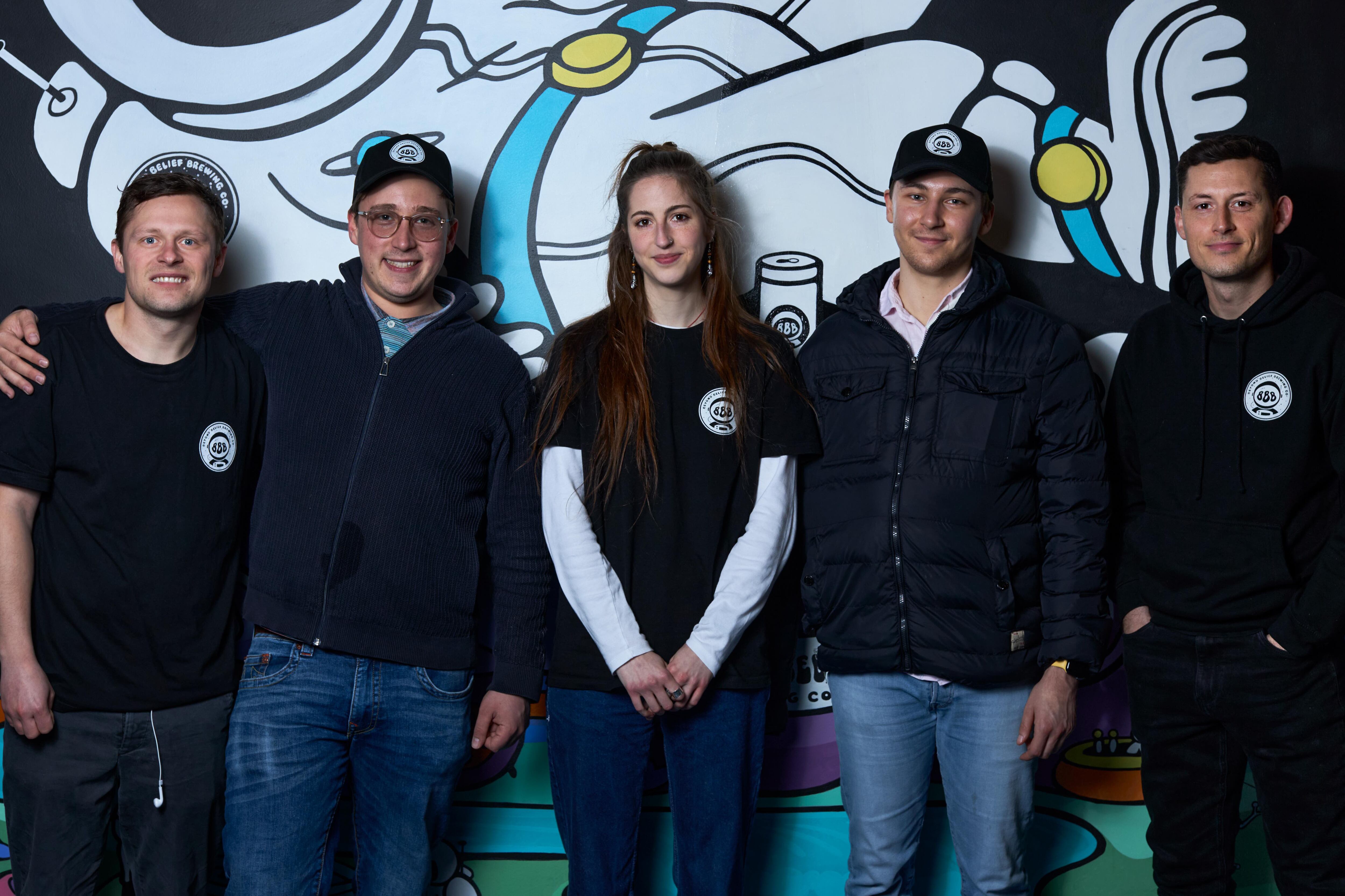Beyond Belief brewing beer and team helping to upcycle food and cut food waste