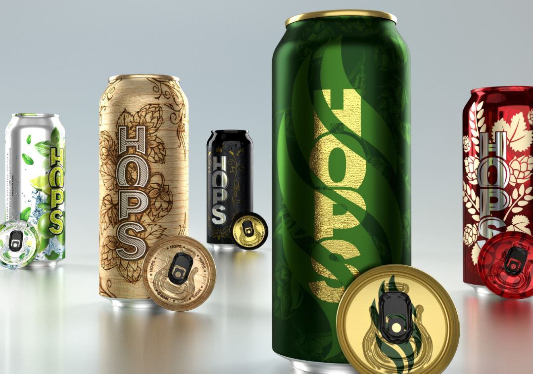 Canpack to customize product branding on the top of a can