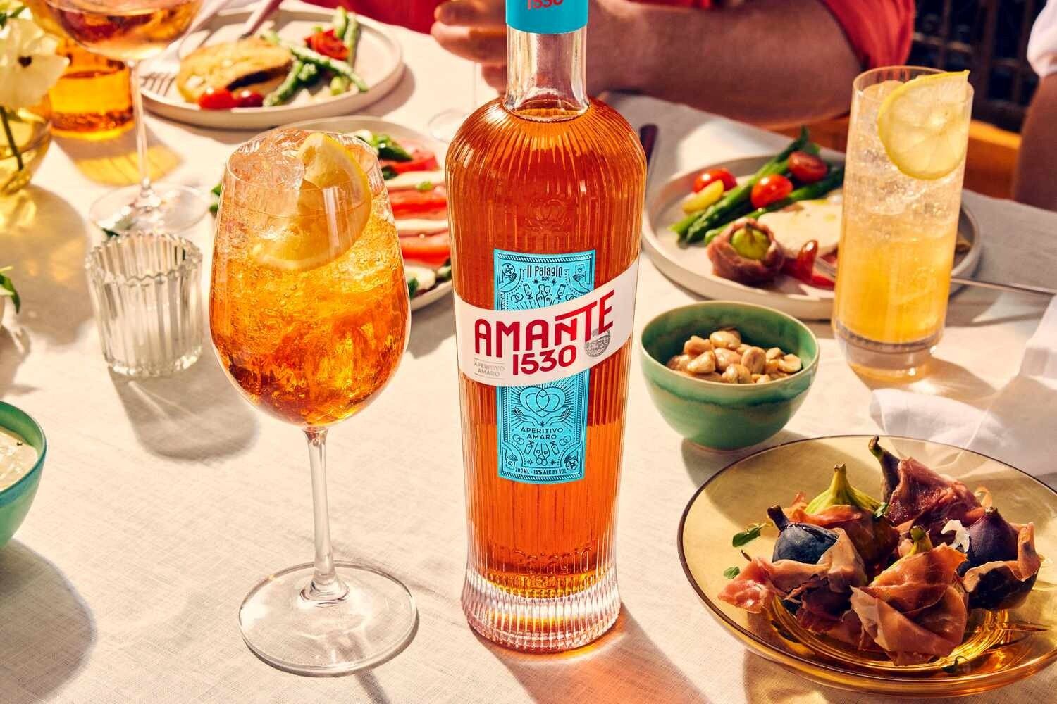 Bottle of Amante 1530 Italian amaro.