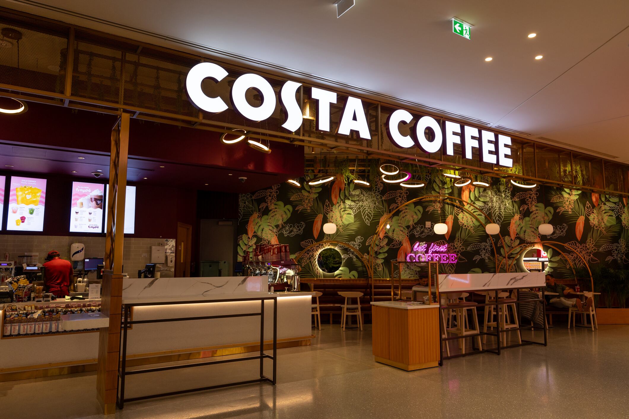 A Costa Coffee storefront