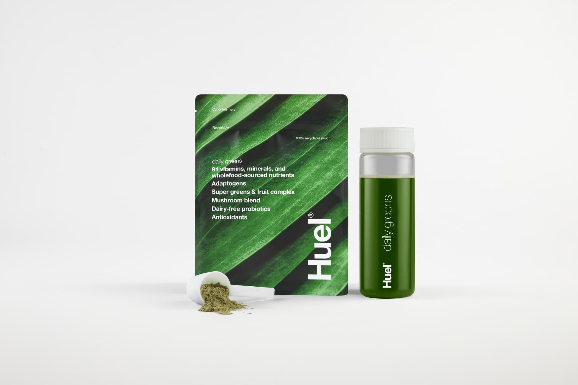 Huel modernizes mission with botanical Daily Greens supplement