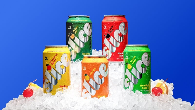 Iconic ’80s soda Slice receives a gutsy modern makeover