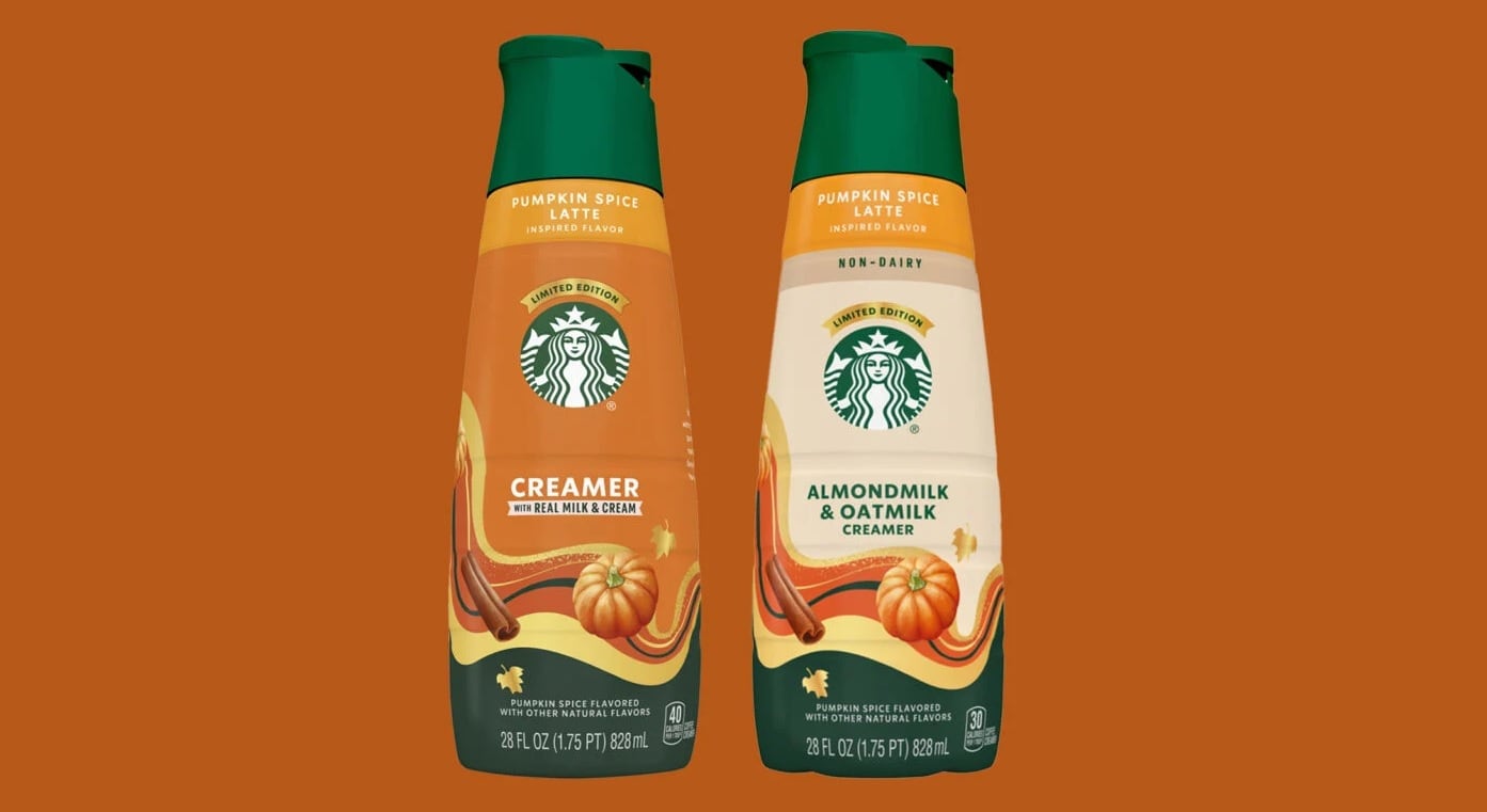 Pumpkin spice coffee creamer