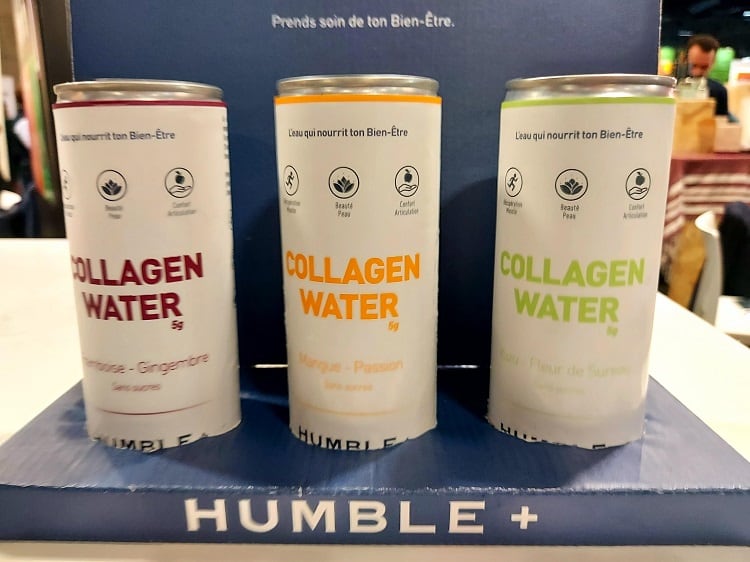 Fish-sourced collagen water