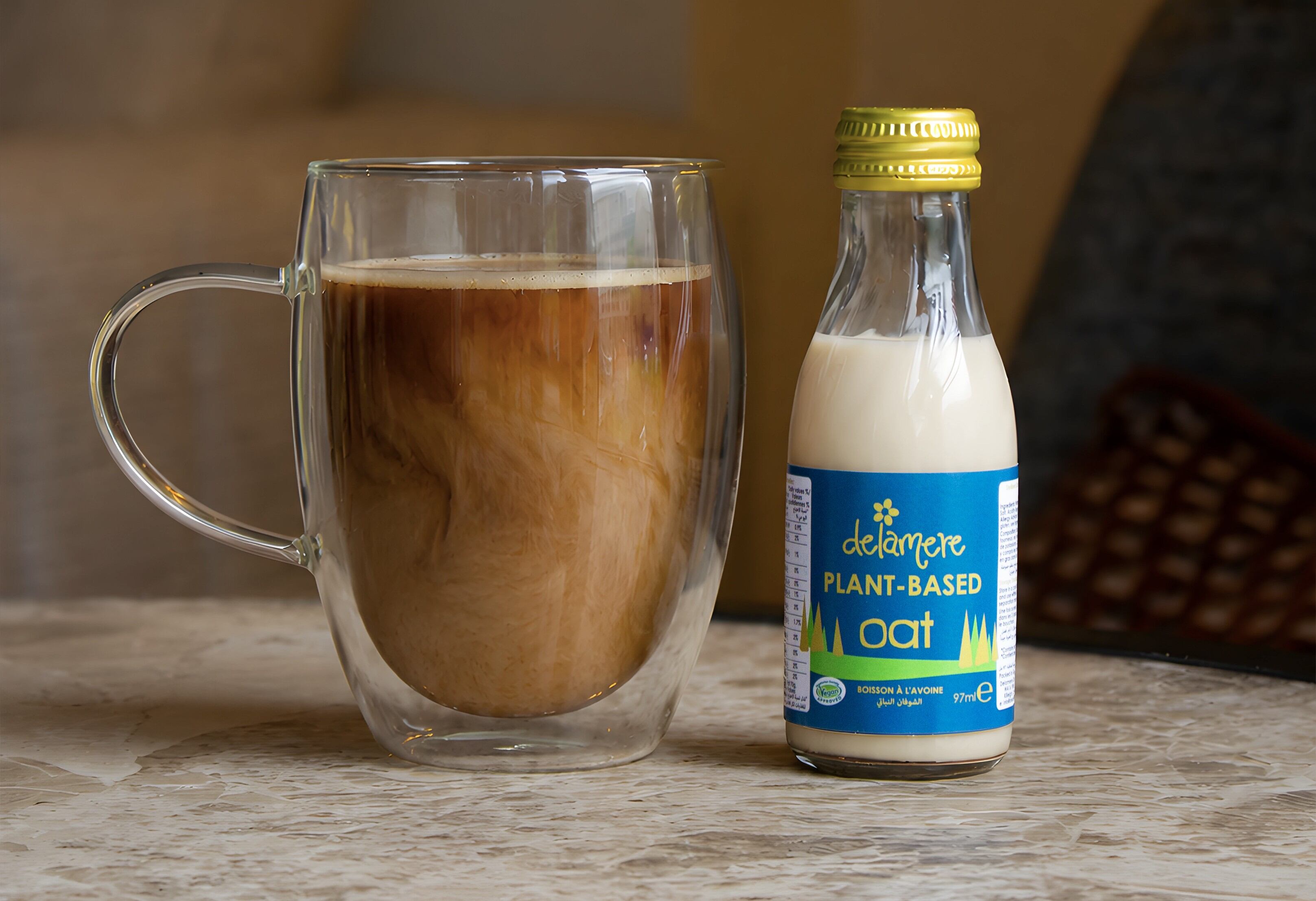 Delamere’s 97ml oat drink offers a convenient plant-based alternative for hospitality and foodservice settings.