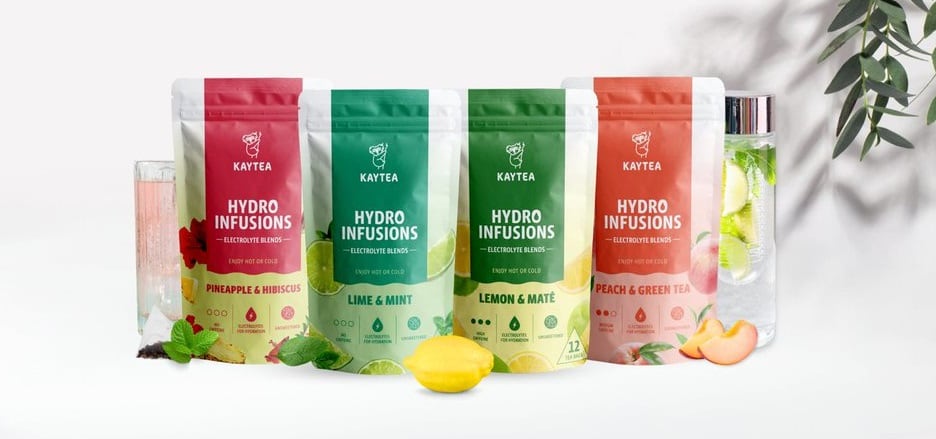 Electrolyte infused tea