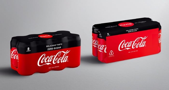 Coca-Cola stops using shrink wrap in Western Europe