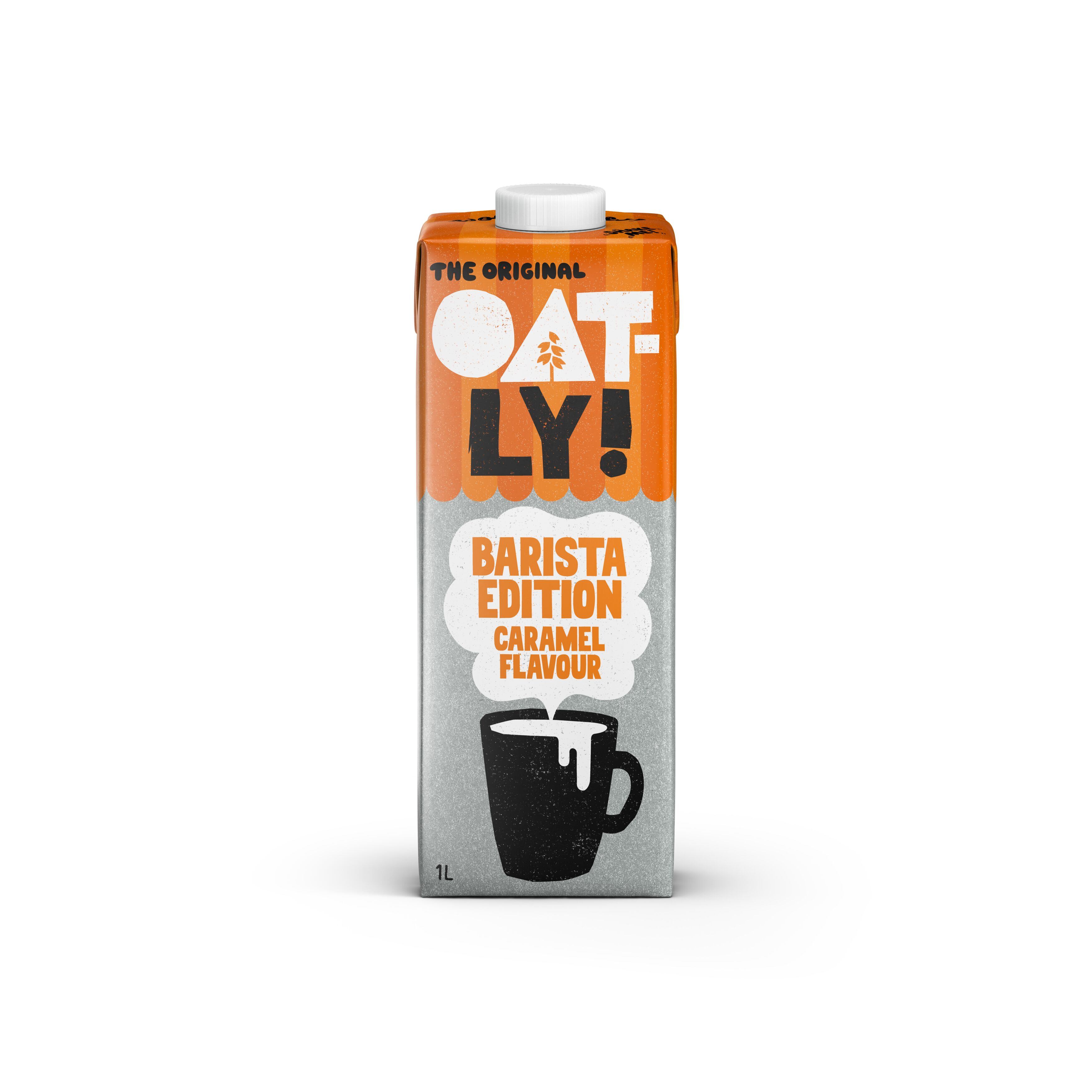 Oatly Barista Flavours: New Oatly Barista Edition flavoured cartons.