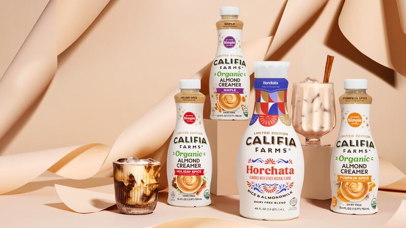 Califia Farms introduces new Simple & Organic holiday almond creamers and Horchata