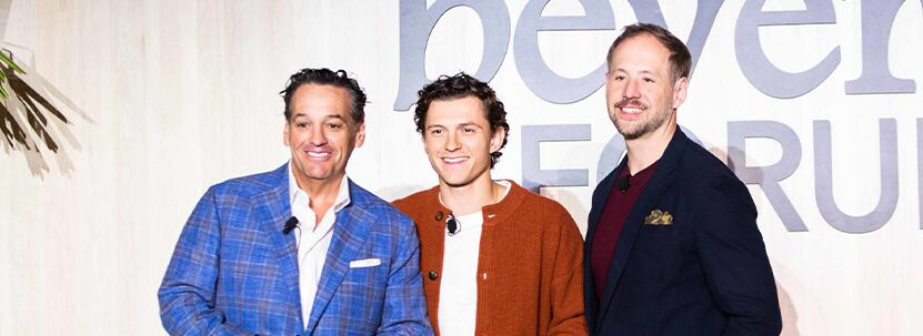 Danny Stepper with Tom Holland and John Herman