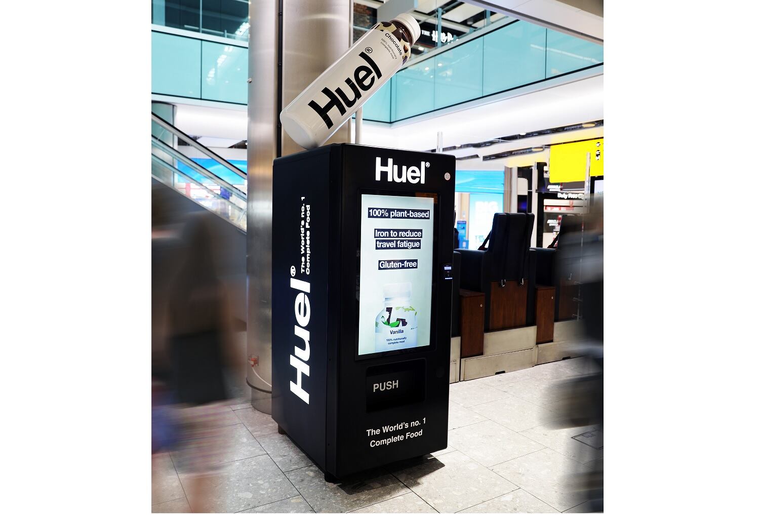 Huel sales set to take off with airport vending machines and supermarket expansion