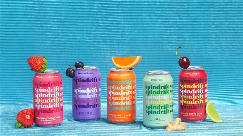 Carbonated beverage brand Spindrift takes another crack at soda 