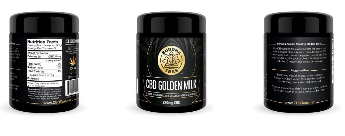 Buddha Teas launches CBD Golden Milk 