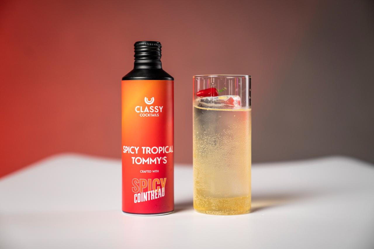 Classy Cocktails Spicy Tropical Tommy's cocktail.