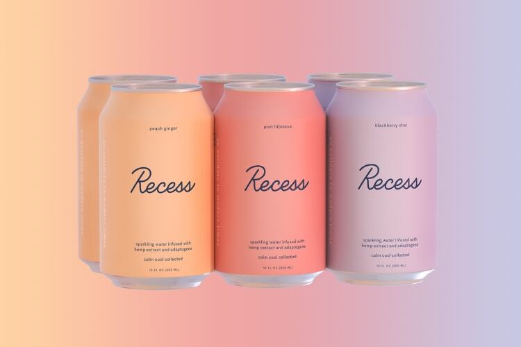‘Take a ‘recess’ from stress!’ says new sparkling CBD water brand