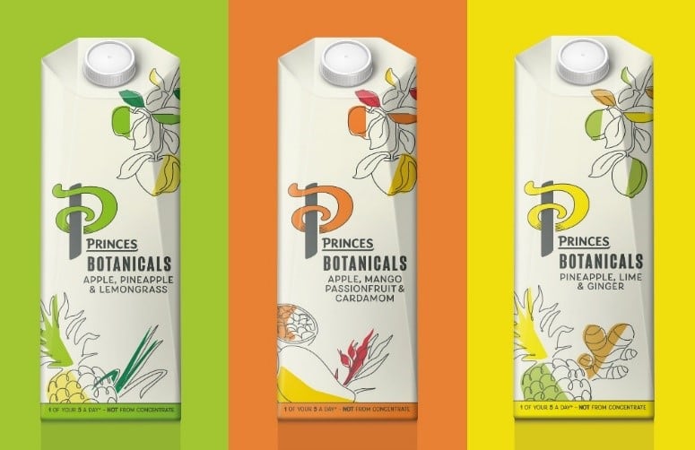 Princes launches Botanicals flavours