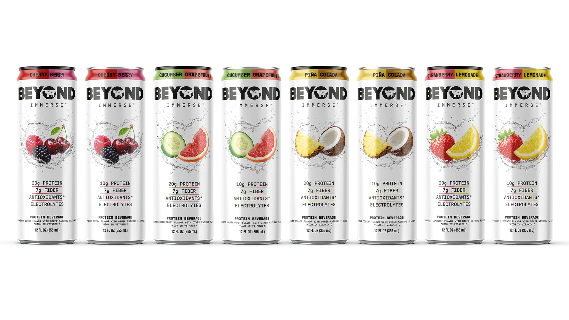 Beyond is adding four flavors to its lineup: Cherry Berry, Strawberry Lemonade, Piña Colada and Cucumber Grapefruit.