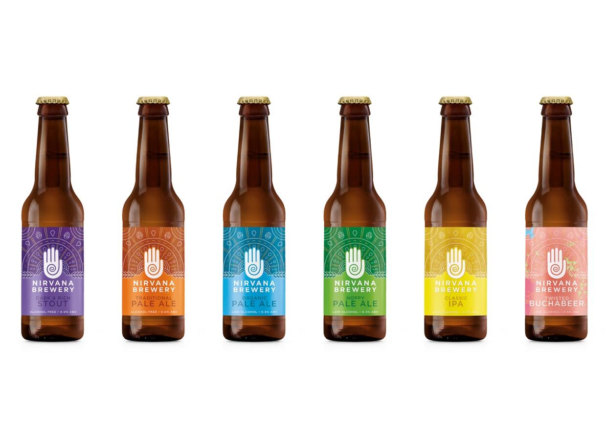 UK’s first non-alcoholic brewery redesigns bottles for global expansion
