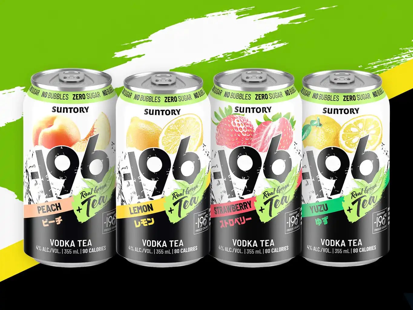 -196 Green Tea Variety Pack RTDs.