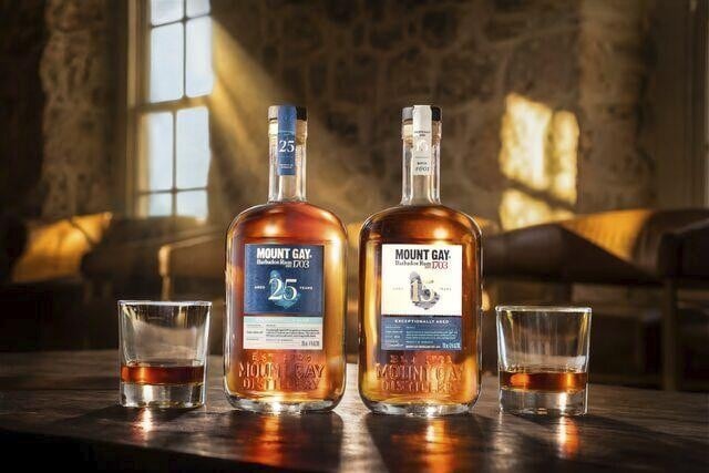 Bottles of Mount Gay Exceptionally Aged rum range