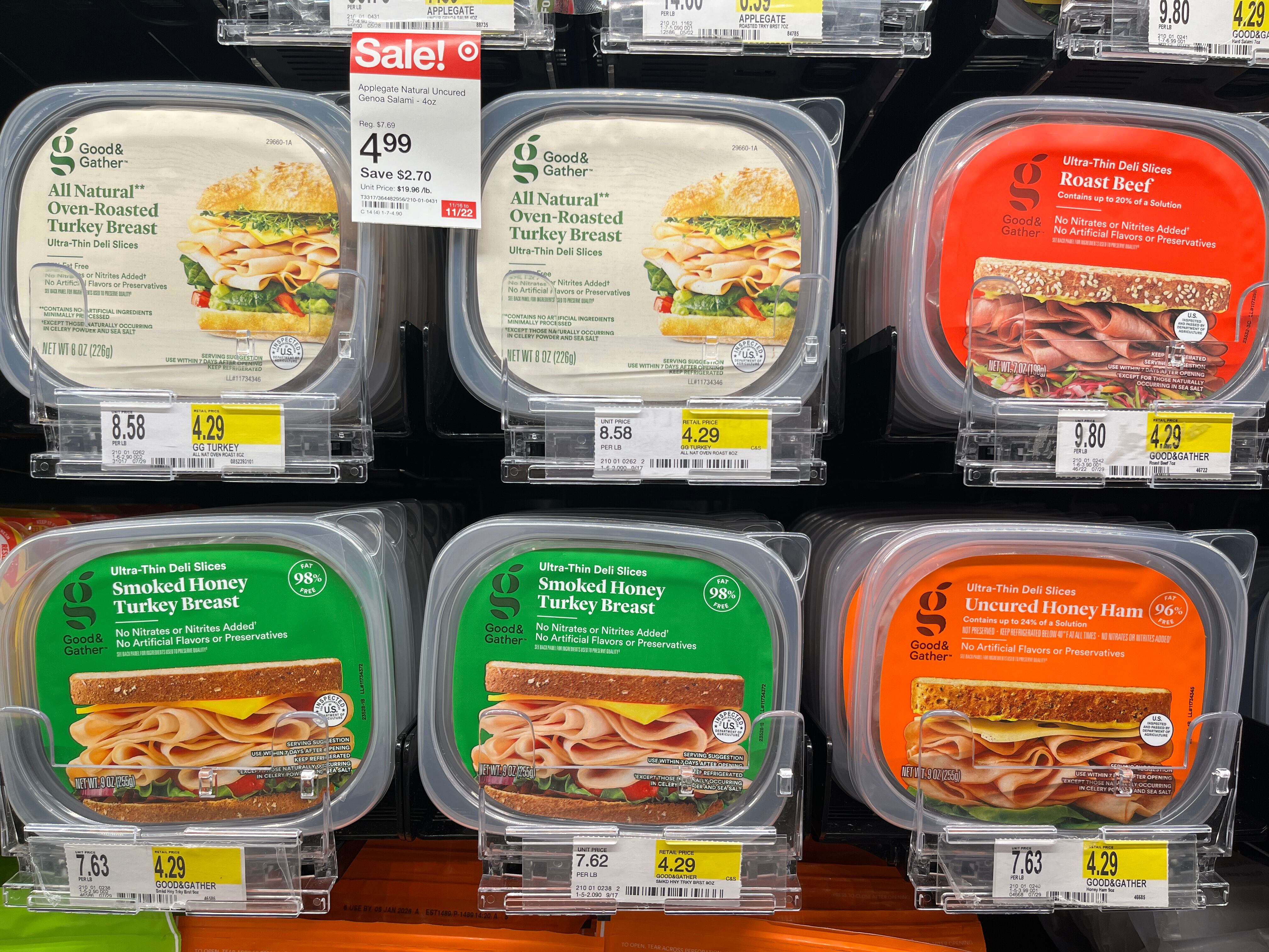 Food and beverage grew nearly 7% year over year in Q3, while net sales dropped 1.5%.