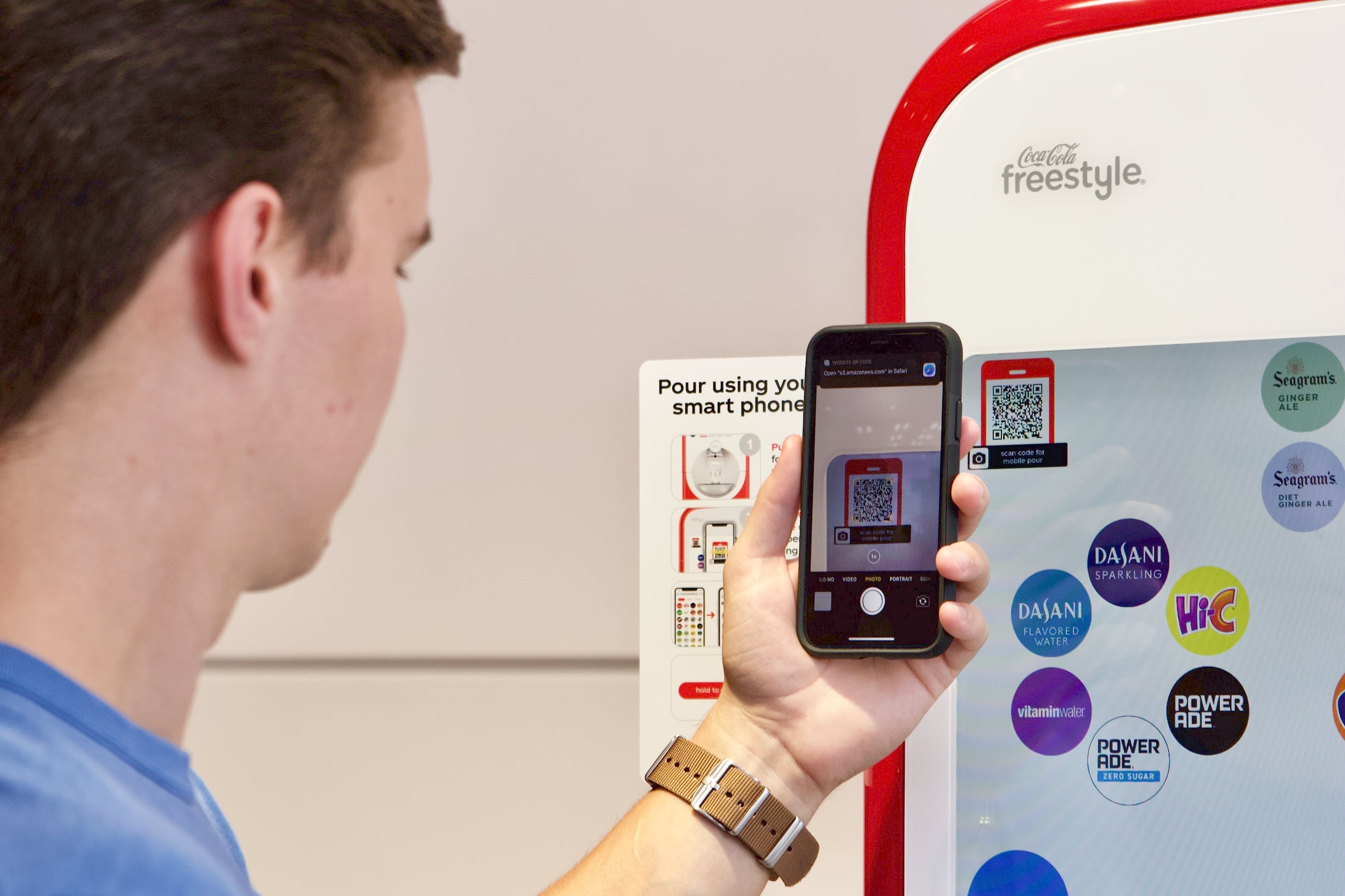 Coca-Cola Freestyle goes contactless with smartphone technology